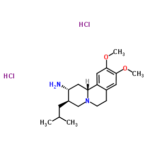 39630-43-8  (2R,3R,11bR)-9,10-dimethoxy-3-(2-methylpropyl)-1,3,4,6,7,11b-hexahydro-2H-pyrido[2,1-a]isoquinolin-2-amine dihydrochloride