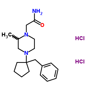 40399-93-7  2-[4-(1-benzylcyclopentyl)-2-methylpiperazin-1-yl]acetamide dihydrochloride