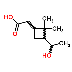 473-71-2  [3-(1-hydroxyethyl)-2,2-dimethylcyclobutyl]acetic acid