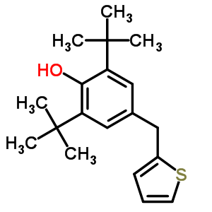 5429-76-5  2,6-di-tert-butyl-4-(thiophen-2-ylmethyl)phenol
