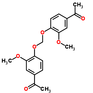 5446-98-0  1,1'-{methanediylbis[oxy(3-methoxybenzene-4,1-diyl)]}diethanone