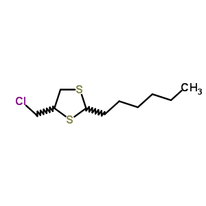 54788-11-3  4-(chloromethyl)-2-hexyl-1,3-dithiolane