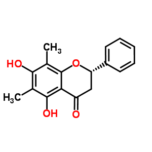 56297-79-1  (2S)-5,7-dihydroxy-6,8-dimethyl-2-phenyl-2,3-dihydro-4H-chromen-4-one