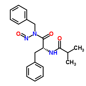 62886-02-6  (2R)-N-benzyl-2-[(2-methylpropanoyl)amino]-N-nitroso-3-phenylpropanamide (non-preferred name)