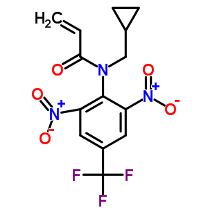 116726-06-8  N-(cyclopropylmethyl)-N-[2,6-dinitro-4-(trifluoromethyl)phenyl]prop-2-enamide