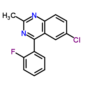 6-氯-4-(2-氟苯基)-2-甲基喹唑啉 119401-13-7