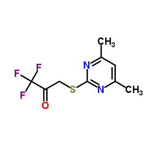 127183-46-4  3-[(4,6-dimethylpyrimidin-2-yl)sulfanyl]-1,1,1-trifluoropropan-2-one
