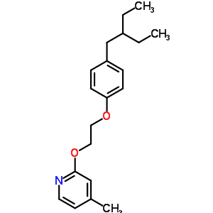 128631-99-2  2-{2-[4-(2-ethylbutyl)phenoxy]ethoxy}-4-methylpyridine