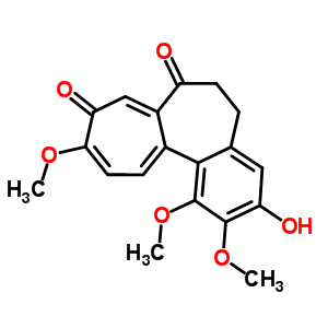 129724-63-6  3-hydroxy-1,2,10-trimethoxy-5,6-dihydrobenzo[a]heptalene-7,9-dione
