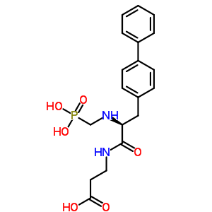 147861-76-5  3-({(2S)-3-(biphenyl-4-yl)-2-[(phosphonomethyl)amino]propanoyl}amino)propanoic acid (non-preferred name)