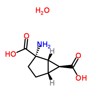 209216-09-1  (1S,2S,5R,6S)-2-aminobicyclo[3.1.0]hexane-2,6-dicarboxylic acid hydrate (1:1)