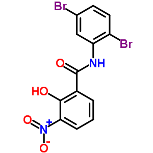 N-(2,5-dibromophenyl)-2-hydroxy-3-nitrobenzamide 33580-96-0