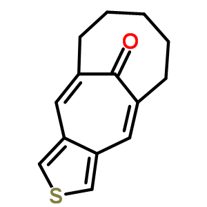 40024-74-6  7,8,9,10-tetrahydro-6H-5,11-methanocycloundeca[c]thiophen-13-one