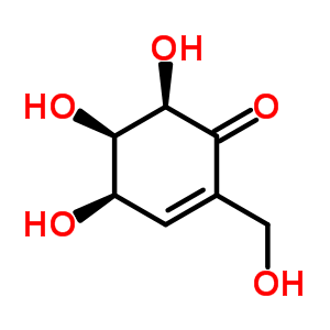 40980-53-8  (4R,5R,6R)-4,5,6-trihydroxy-2-(hydroxymethyl)cyclohex-2-en-1-one