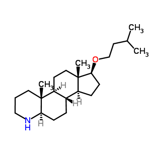 41460-86-0  (4aR,4bS,6aS,7S,9aS,9bR,11aR)-4a,6a-dimethyl-7-(3-methylbutoxy)hexadecahydro-1H-indeno[5,4-f]quinoline