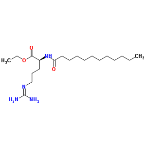 48076-74-0  ethyl N~5~-(diaminomethylidene)-N~2~-dodecanoyl-L-ornithinate