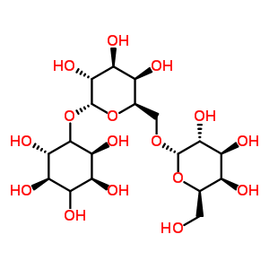 51197-08-1  (2S,3R,5S,6S)-2,3,4,5,6-pentahydroxycyclohexyl 6-O-alpha-D-galactopyranosyl-alpha-D-galactopyranoside