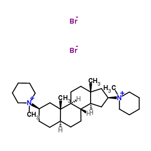 53357-37-2  (2beta,5alpha,16beta)-2,16-bis(1-methylpiperidinium-1-yl)androstane dibromide