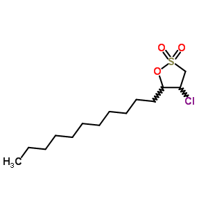 54996-74-6  4-chloro-5-undecyl-1,2-oxathiolane 2,2-dioxide 54996-74-6  4-chloro-5-undecyl-1,2-oxathiolane 2,2-dioxide