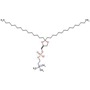 56078-22-9  (2,2-dipentadecyl-1,3-dioxolan-4-yl)methyl 2-(trimethylammonio)ethyl phosphate