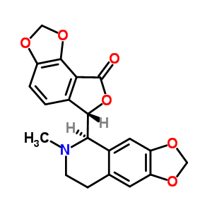 56083-00-2  (6S)-6-[(5R)-6-methyl-5,6,7,8-tetrahydro[1,3]dioxolo[4,5-g]isoquinolin-5-yl]furo[3,4-e][1,3]benzodioxol-8(6H)-one