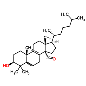 59200-40-7  (3beta,5xi)-3-hydroxylanost-8-en-30-al