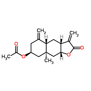 60109-20-8  (3aR,4aS,7S,8aR,9aR)-8a-methyl-3,5-dimethylidene-2-oxododecahydronaphtho[2,3-b]furan-7-yl acetate