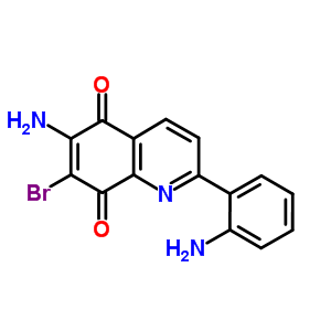 61472-38-6  6-amino-2-(2-aminophenyl)-7-bromoquinoline-5,8-dione