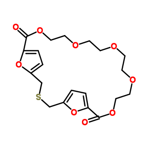 71349-36-5  10,13,16,19,22,27,28-heptaoxa-3-thiatricyclo[22.2.1.1~5,8~]octacosa-1(26),5,7,24-tetraene-9,23-dione