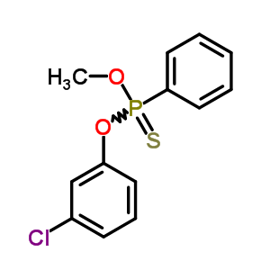 71432-17-2  O-(3-chlorophenyl) O-methyl phenylphosphonothioate