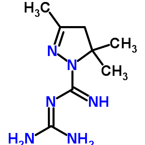 74277-17-1  N-(diaminomethylidene)-3,5,5-trimethyl-4,5-dihydro-1H-pyrazole-1-carboximidamide