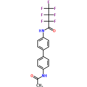 75042-08-9  N-[4'-(acetylamino)biphenyl-4-yl]-2,2,3,3,4,4,4-heptafluorobutanamide