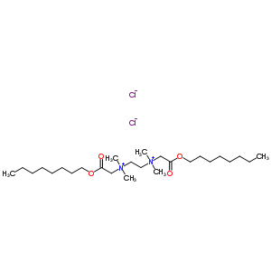 75230-70-5  N,N,N',N'-tetramethyl-N,N'-bis[2-(octyloxy)-2-oxoethyl]ethane-1,2-diaminium dichloride