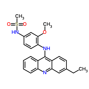 76708-36-6  N-{4-[(3-ethylacridin-9-yl)amino]-3-methoxyphenyl}methanesulfonamide