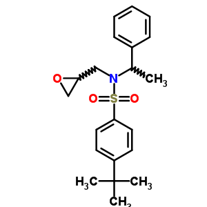 87717-92-8  4-tert-butyl-N-(oxiran-2-ylmethyl)-N-(1-phenylethyl)benzenesulfonamide