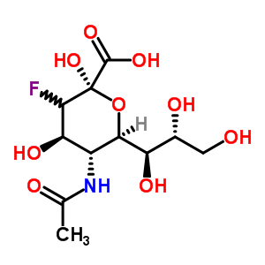 921-40-4  (3xi)-5-(acetylamino)-3,5-dideoxy-3-fluoro-D-glycero-beta-D-galacto-non-2-ulopyranosonic acid