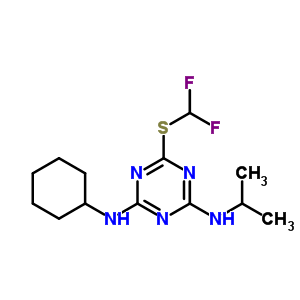 103427-87-8  N-cyclohexyl-6-[(difluoromethyl)sulfanyl]-N'-(propan-2-yl)-1,3,5-triazine-2,4-diamine