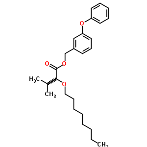 112489-67-5  3-phenoxybenzyl 3-methyl-2-(octyloxy)butanoate 112489-67-5  3-phenoxybenzyl 3-methyl-2-(octyloxy)butanoate