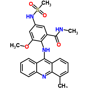 120209-96-3  3-methoxy-N-methyl-2-[(4-methylacridin-9-yl)amino]-5-[(methylsulfonyl)amino]benzamide