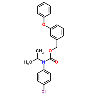 123312-04-9  3-phenoxybenzyl (4-chlorophenyl)propan-2-ylcarbamate 123312-04-9  3-phenoxybenzyl (4-chlorophenyl)propan-2-ylcarbamate