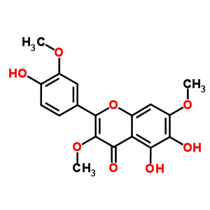 23370-16-3  5,6-dihydroxy-2-(4-hydroxy-3-methoxyphenyl)-3,7-dimethoxy-4H-chromen-4-one