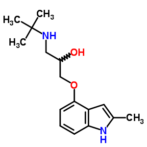 23869-98-9;62658-85-9  1-(tert-butylamino)-3-[(2-methyl-1H-indol-4-yl)oxy]propan-2-ol