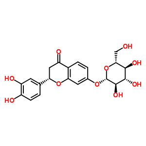 30382-18-4  (2S)-2-(3,4-dihydroxyphenyl)-4-oxo-3,4-dihydro-2H-chromen-7-yl beta-D-glucopyranoside