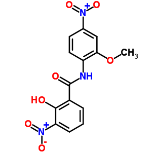 33581-06-5  2-hydroxy-N-(2-methoxy-4-nitrophenyl)-3-nitrobenzamide