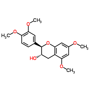 51079-25-5  (2R,3S)-2-(3,4-dimethoxyphenyl)-5,7-dimethoxy-3,4-dihydro-2H-chromen-3-ol