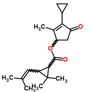 51921-93-8  3-cyclopropyl-2-methyl-4-oxocyclopent-2-en-1-yl 2,2-dimethyl-3-(2-methylprop-1-en-1-yl)cyclopropanecarboxylate