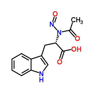 53602-74-7  (2S)-2-[acetyl(nitroso)amino]-3-(1H-indol-3-yl)propanoic acid