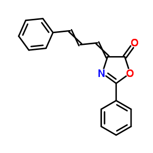 5438-08-4  2-phenyl-4-(3-phenylprop-2-en-1-ylidene)-1,3-oxazol-5(4H)-one