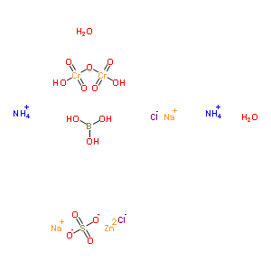 57017-83-1  diammonium; disodium; zinc; boric acid; hydroxy-(hydroxy-dioxo-chromio)oxy-dioxo-chromium; dichloride; sulfate; dihydrate