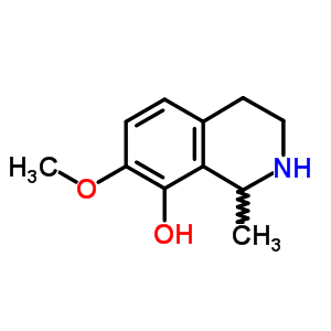 60508-83-0  7-methoxy-1-methyl-1,2,3,4-tetrahydroisoquinolin-8-ol